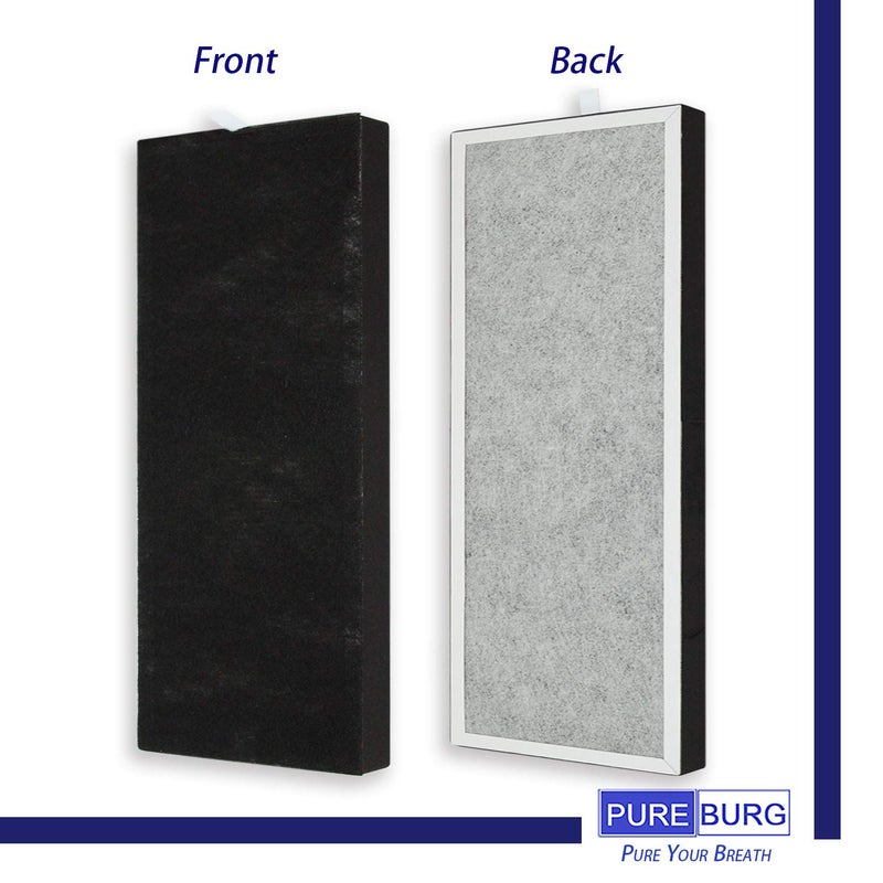 PUREBURG Replacement Filter Set Compatible with Hunter HP600 Tall Tower Air Purifier, 2 H13 HEPA + 4 Activated Carbon Pre-Filters Air Clean Dust VOCs Odor - Image 5